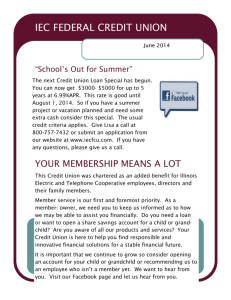 June 2014 NEWSLETTER - IEC Federal Credit Union