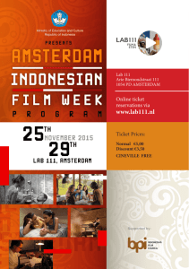 Filmguide - Indonesian Film Week