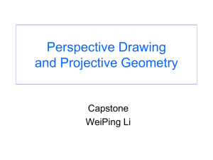 Perspective Drawing and Projective Geometry