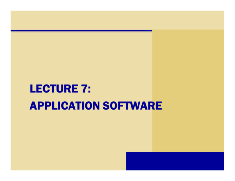 Explain 5 Examples Of Application Software