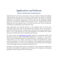 Applications and Software - Office of the Chief Information Officer