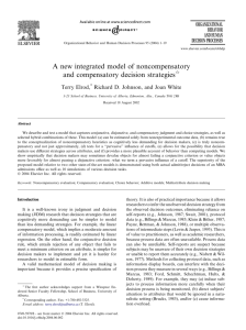 A new integrated model of noncompensatory and compensatory