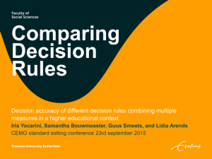 Comparing Decision Rules