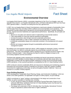Environmental Overview - Los Angeles World Airports