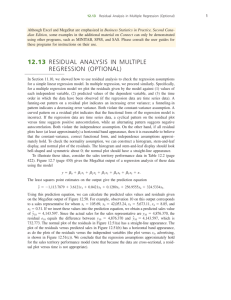 12.13 residual analysis in multiple regression (optional)