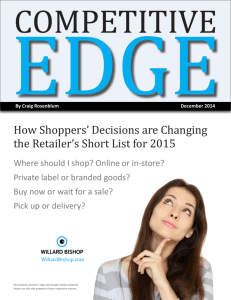 The Retailers Short List for 2015
