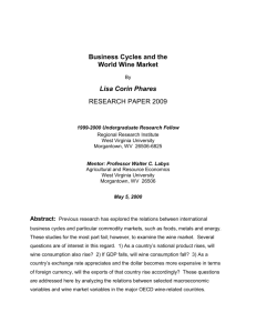 Business Cycles and the World Wine Market Lisa Corin Phares