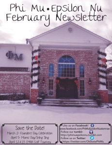 February Newsletter