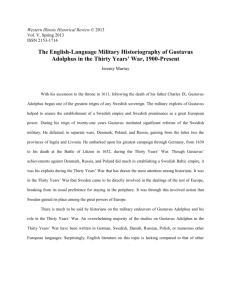 The English-Language Military Historiography of Gustavus