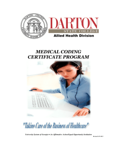 medical coding certificate program