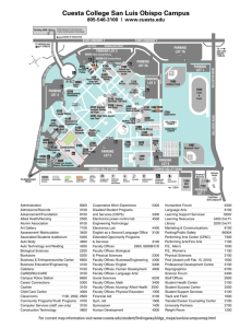 San Luis Obispo Campus map
