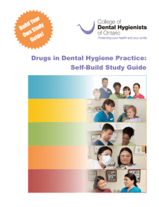 Self-Build Study Guide - College Of Dental Hygienists of Ontario