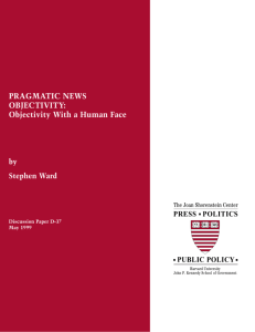 Pragmatic News Objectivity