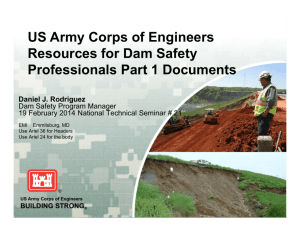 U.S. Army Corps of Engineers (USACE) – Part 1