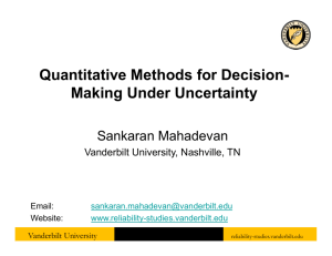 Quantitative Methods for Decision