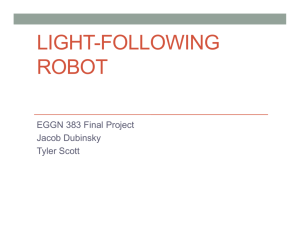 LIGHT-FOLLOWING ROBOT