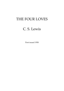 C.S . Lewis - The Four Loves