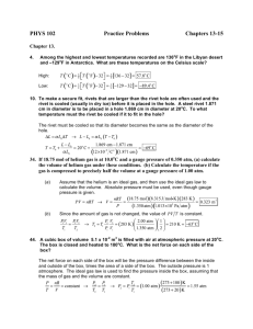 PHYS 102 Practice Problems Chapters 13-15
