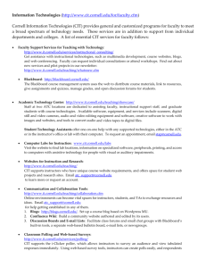 Information Technologies (http://www.cit.cornell.edu/for/faculty.cfm