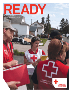 Canadian Red Cross Annual Report 2011–2012 - Croix