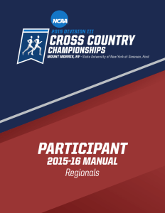 Regional Participant Manual