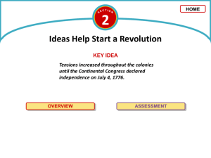 2 Ideas Help Start a Revolution