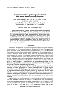 Comparative study of spectroscopic properties of some indium, tin