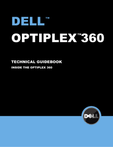 PDF Dell Optiplex 360