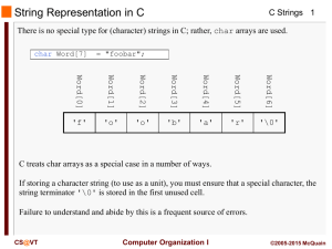 C Strings