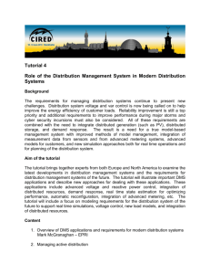 Role of modern distribution management systems