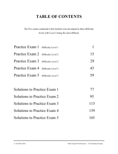 Solutions to Practice Exam 1