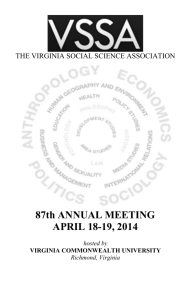 87th ANNUAL MEETING APRIL 18-19, 2014