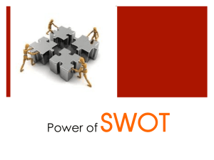 Power of SWOT - Marketing Principle