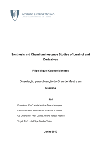 Synthesis and Chemiluminescence Studies of Luminol and