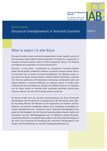 Structural Unemployment in Selected Countries