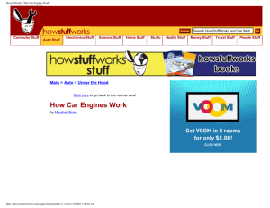 Howstuffworks "How Car Engines Work"