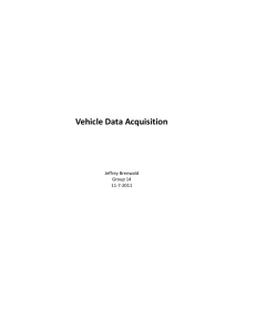 Vehicle Data Acquisition
