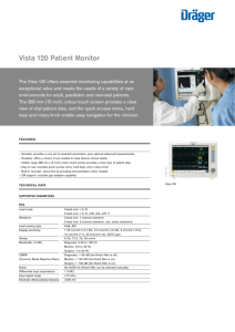 Vista 120 Patient Monitor