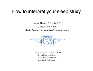 How to interpret your sleep study