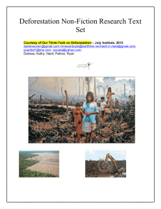 TCRWP Deforestation Text Set - The Reading & Writing Project