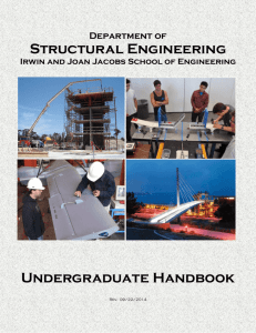 Undergraduate Handbook - Structural Engineering