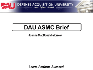 DAU ASMC Brief