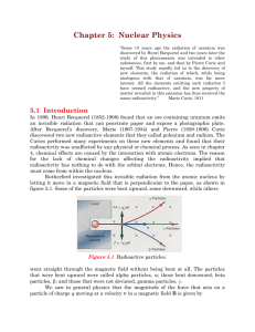 Chapter 5: Nuclear Physics