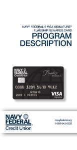 Visa Signature Flagship Rewards Program Description