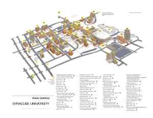 Campus Map - Syracuse University Athletics