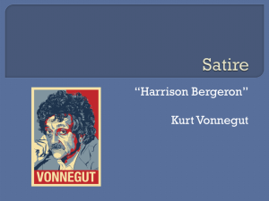 “Harrison Bergeron” Kurt Vonnegut