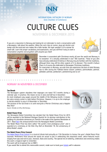 culture clues - INN - Oslo Chamber of Commerce