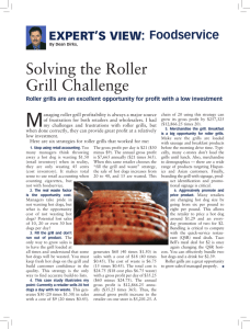 Foodservice – Expert's View