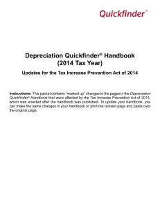 Depreciation Quickfinder® Handbook