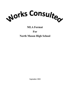 Works Consulted - North Mason School District